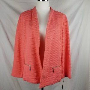 Alfani Jacket XL Coral Peach NWT